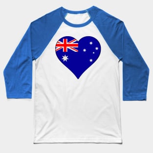 Heart of Australia Baseball T-Shirt